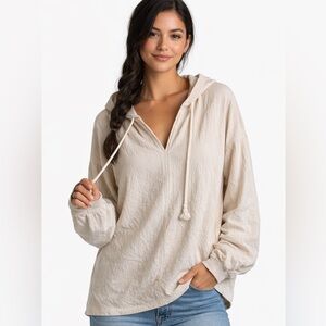 Aerie Soft Cream Knit Sweater